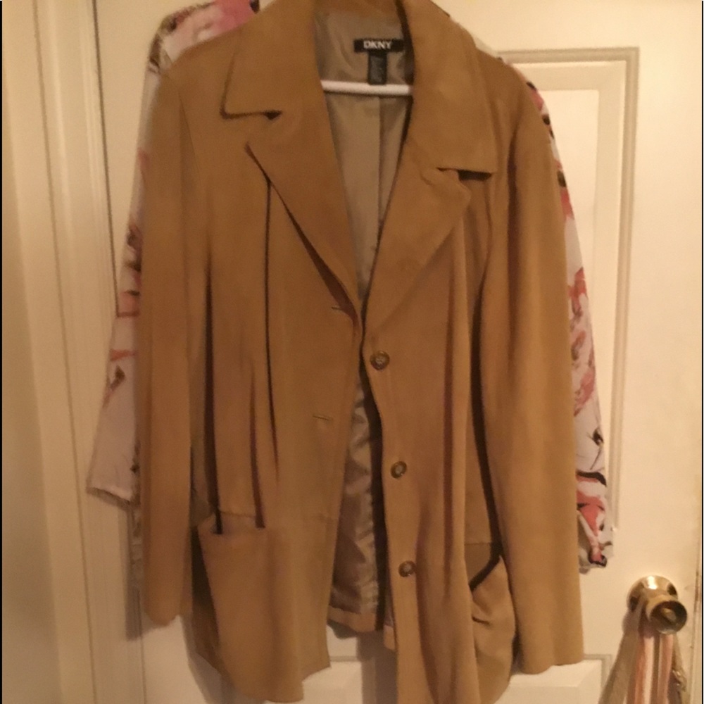 Tan Donna Karan Jacket